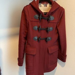 Burberry Brit long wool jacket